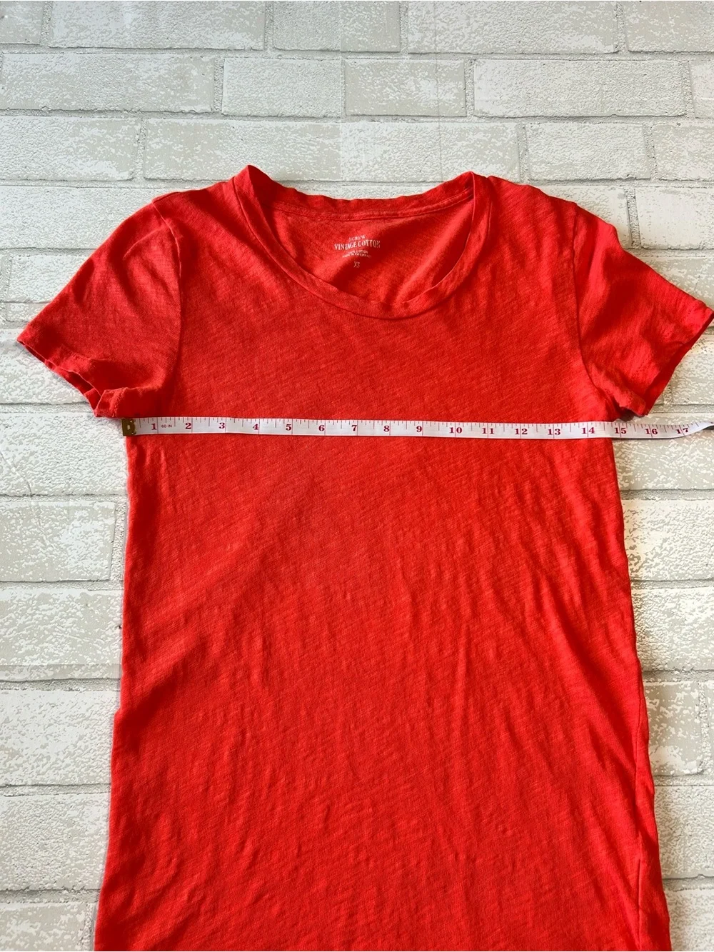 J. Crew Vintage Cotton Short-Sleeve Crew Neck Tee